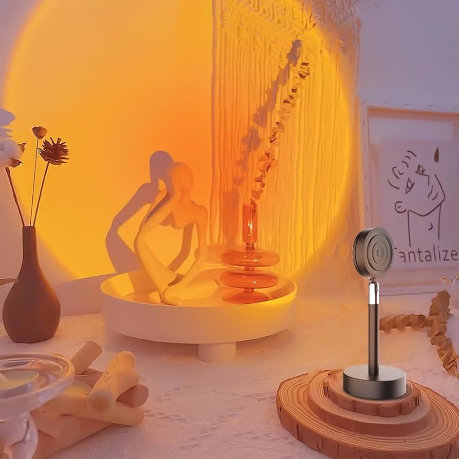 Sunset Projector Lamp – Cozy Ambient Light for Bedroom & Living Room
