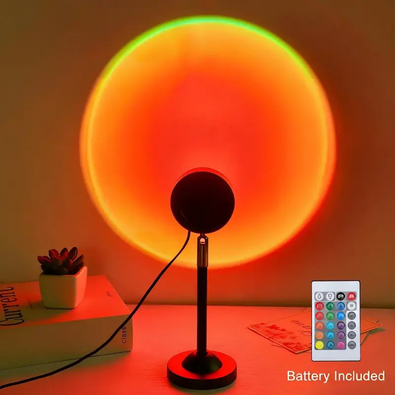 SunsetGlow™ Projector Lamp – Cozy Ambient Light for Bedroom & Living Room
