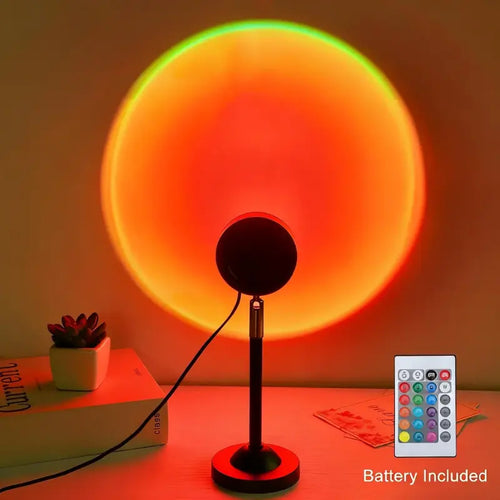 Sunset Projector Lamp – Cozy Ambient Light for Bedroom & Living Room