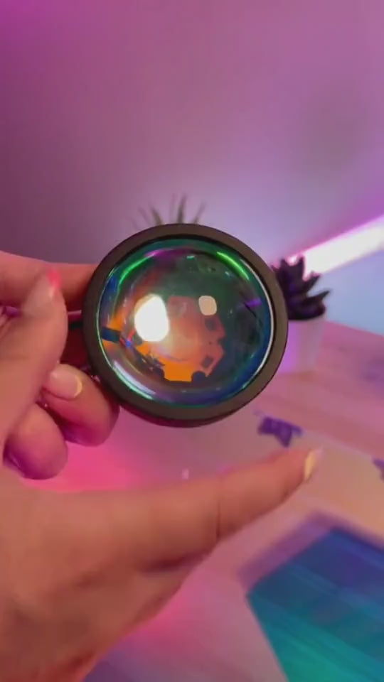 SunsetGlow™ Projector Lamp – Cozy Ambient Light for Bedroom & Living Room